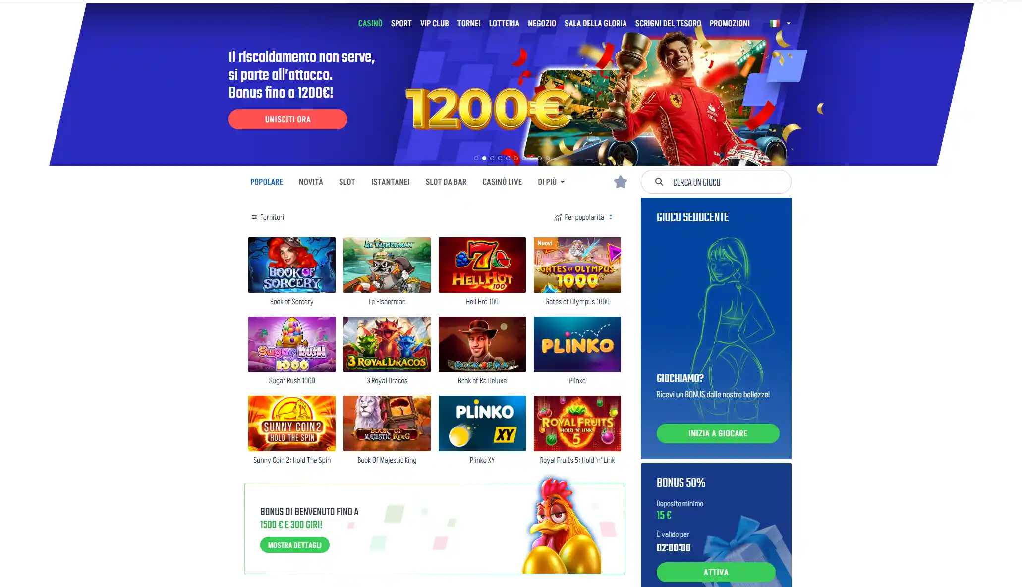 Winnita Casino 2026 catalogo